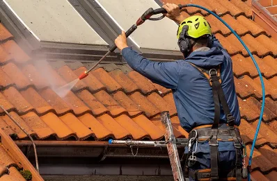 Démoussage et hydrofuge de toiture à Monprimblanc